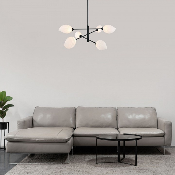 Подвесной светильник 30189/6 черный Eurosvet Sinki