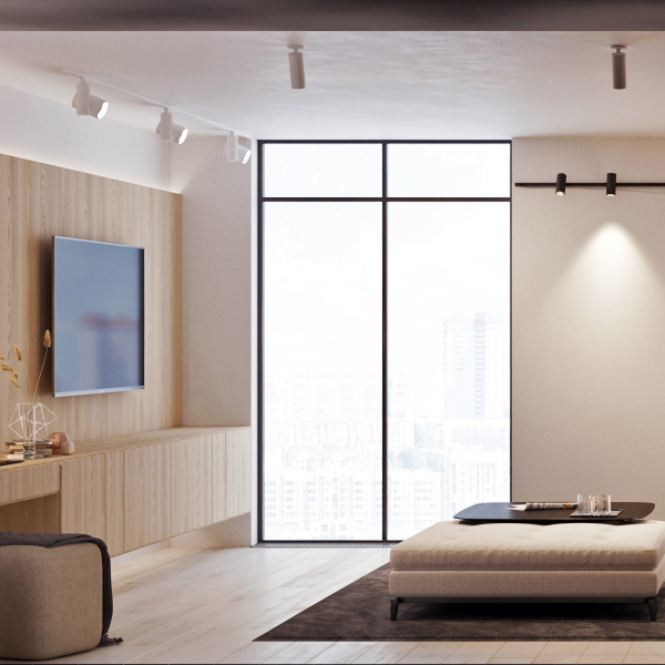 Потолочный светодиодный светильник Arlight SP-Polo-Surface-Flap-R85-15W Warm3000 027552