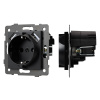 Arlight Механизм розетки с USB зарядкой SCT-MUAA-PL-BK-V (250V, 16A) (-)
