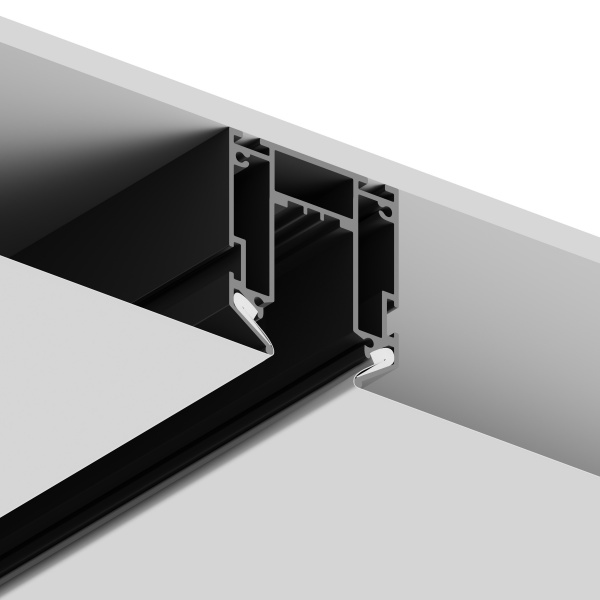 Шинопровод под натяжной потолок ElDeko HSBL_0072_1, 48В-1м, чёрный
