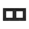 DKC Avanti Черный Металл Рамка 4 модуля
