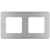 Legrand INSPIRIA Алюминий Рамка - 2 поста