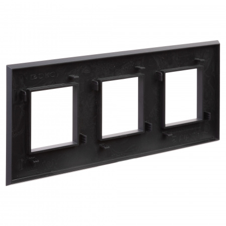 DKC Avanti Черный матовый Рамка 6 модулей
