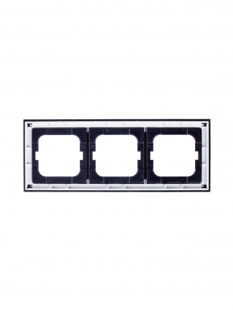 ABB BJE Axcent Черный Рамка 3-ая