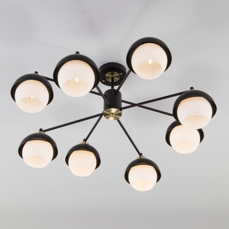 Потолочная люстра в стиле лофт 70106/8 черный Eurosvet Nocciola