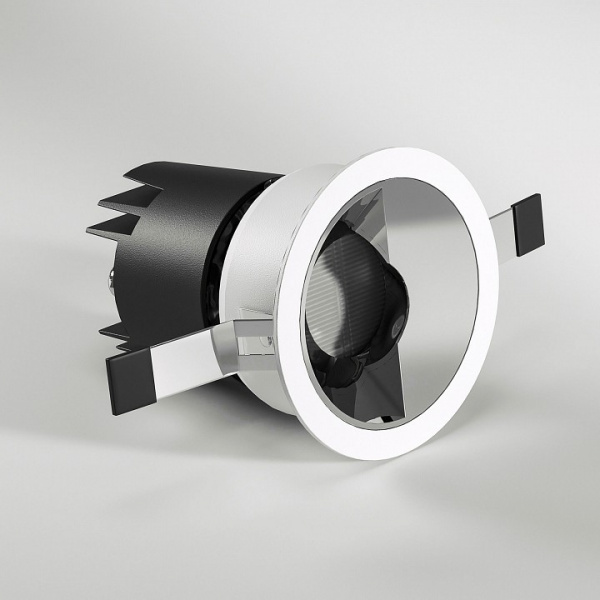 Потолочный светодиодный светильник 10W 3000K белый/хром 25090/LED Elektrostandard Inline a064612