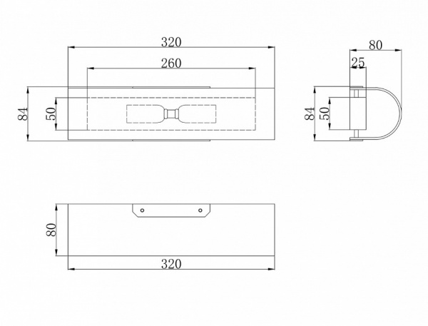 Настенный светильник (бра) P011WL-02G Maytoni Gioia