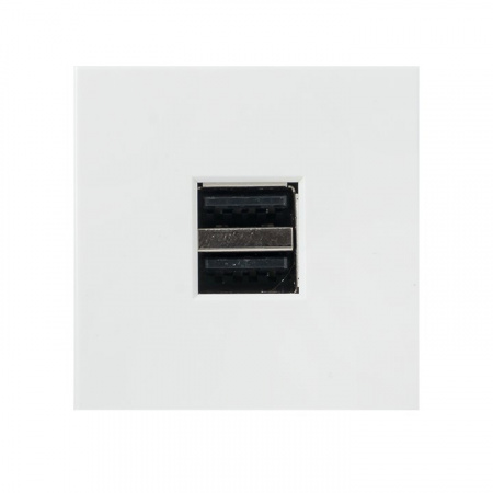 EKF PROxima Розетка USB, сила тока 2.1 А (2 гнезда) без индикатора