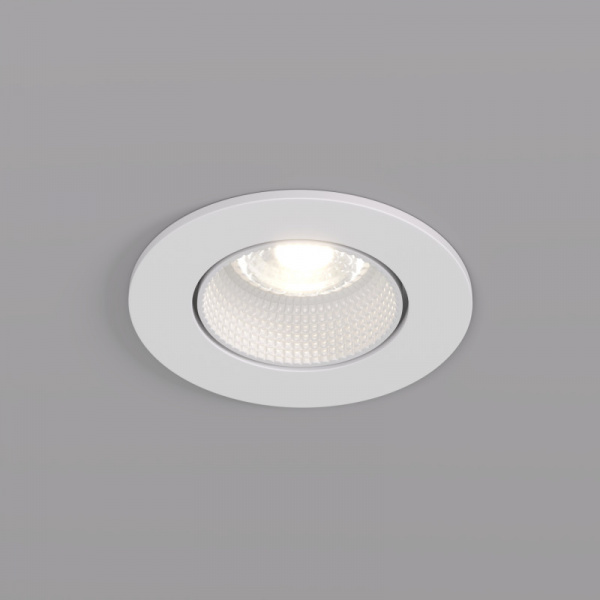 DK3061-WH Встраиваемый светильник, IP 20, 10 Вт, GU5.3, LED, белый/белый, пластик
