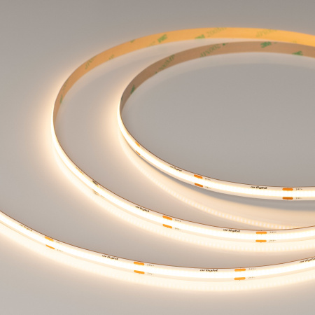 Arlight Лента COB-X480-8mm 24V Warm2700 (8 W/m, IP20, CSP, 5m) (-)
