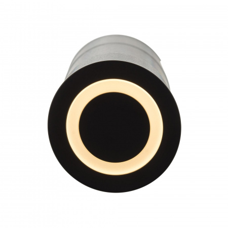 DK1015-BK Светильник встраиваемый в стену, IP 20, LED, 3 Вт, черный, алюминий