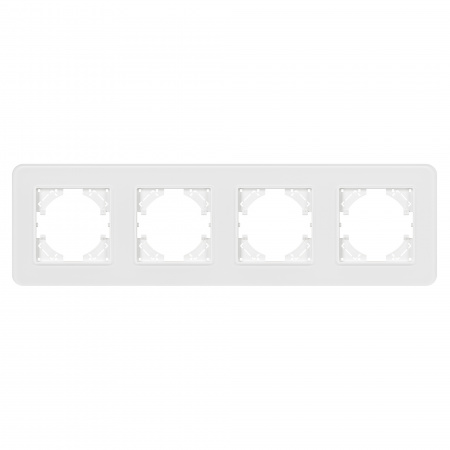 Arlight Рамка стеклянная FRM-OMALI-GS-4-WH (-)