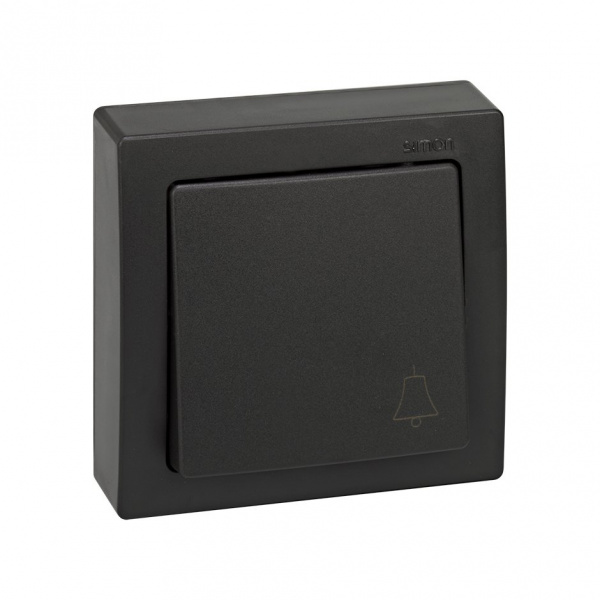 Simon 73 loft Графит Клавиша "звонок" для 73150-39