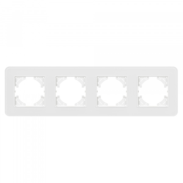 Arlight Рамка стеклянная FRM-OMALI-GS-4-WH (-)