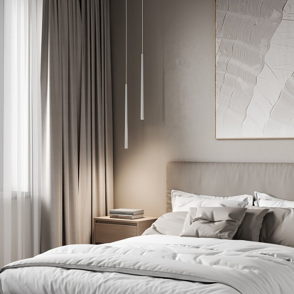 Подвесной светодиодный светильник 50257 LED 3W 4000K белый матовый 50257 LED Elektrostandard Sirio a064289