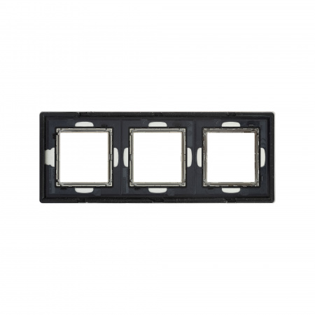 DKC Avanti Серый Алюминий Рамка 6 модулей