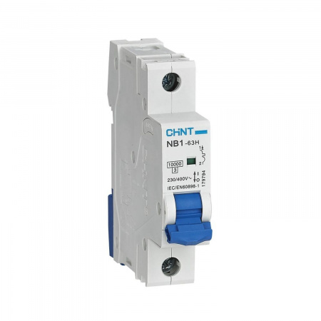 CHINT Авт. выкл. NB1-63H 1P 6A 10кА х-ка B (R)