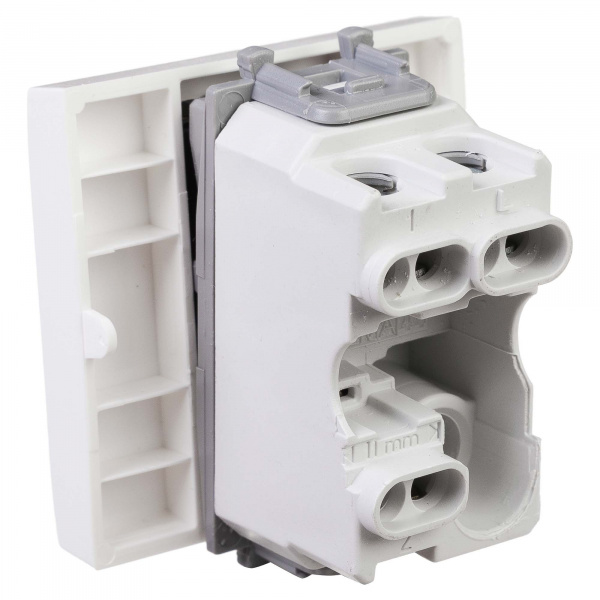 DKC Avanti Белое облако Переключатель 16А 2 модуля