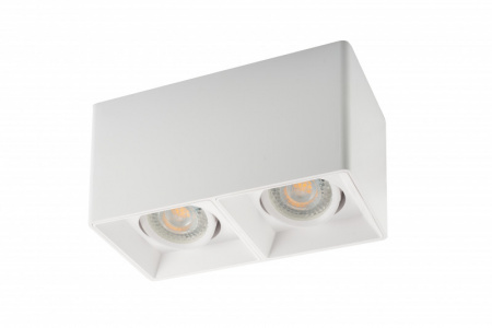 DK3035-WH Светильник накладной IP 20, 10 Вт, GU5.3, LED, белый, пластик