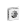Systeme Electric AtlasDesign Белый Розетка с заземлением, 16А, мех., быстрозажим. клем.