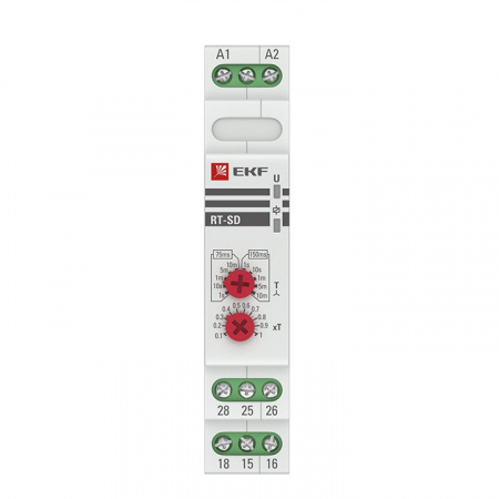 EKF PROxima Реле времени (для двигателей "звезда-треугольник") RT-SD 12-240В