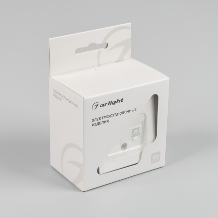 Arlight Механизм компьютерной розетки двойной SCT-MPC2-PL-WH-V (RJ-45, CAT6) (-)