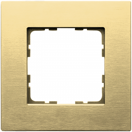 Jasmart Рамка 1-постовая, алюминий Champagne Gold