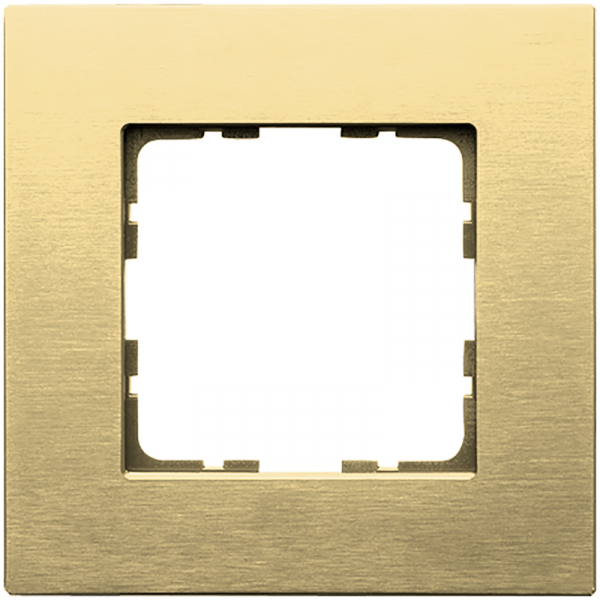 Jasmart Рамка 1-постовая, алюминий Champagne Gold