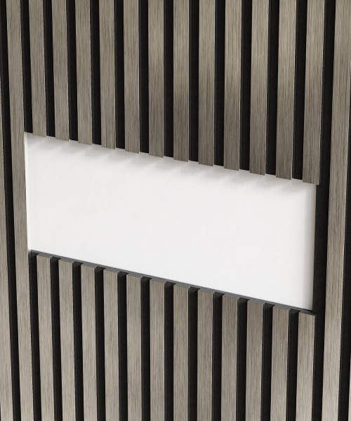 Рейка RX010-055, 30х10, 3000мм, Платина матовая/30