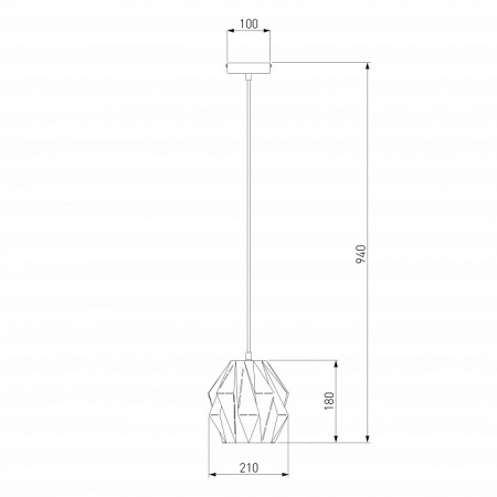 Подвесной светильник 50137/1 белый Eurosvet Moire