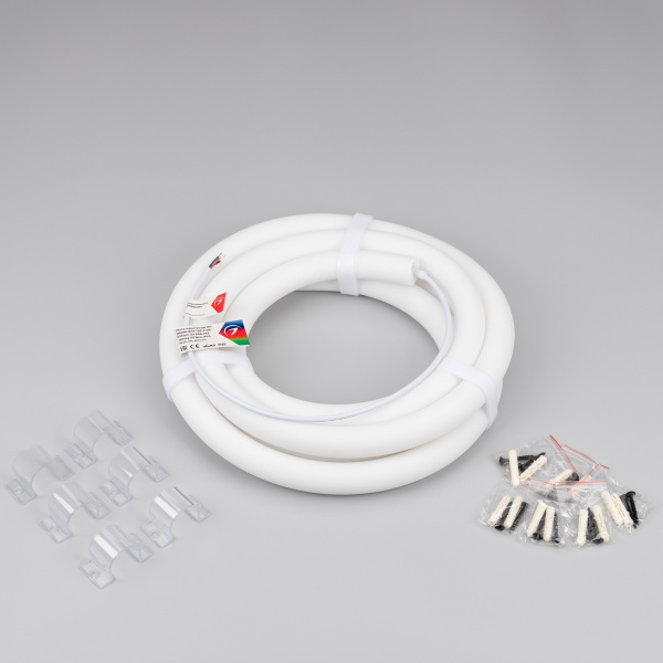 Arlight Лента герметичная SPI-MOONLIGHT-TOP-F180-D25mm 12V RGB-PX2 360deg (20 W/m, IP65, 3535, 3m, wire x1) (Прямой вывод кабеля)