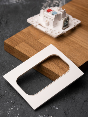 EKF PROxima Стокгольм Белый Рамка для розетки 2-ой