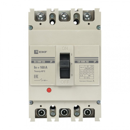 EKF PROxima Автоматический выключатель ВА-99М 250/160А 3P 35кА