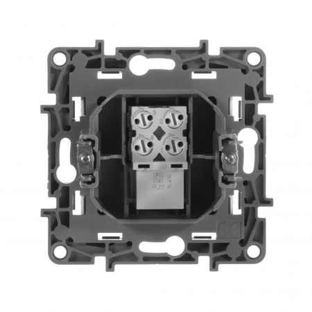 Legrand Etika Белый Розетка тел. (RJ11)