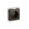 Systeme Electric AtlasDesign Мокко Розетка с заземлением со шторками, 16А, мех., быстрозажим. клем.