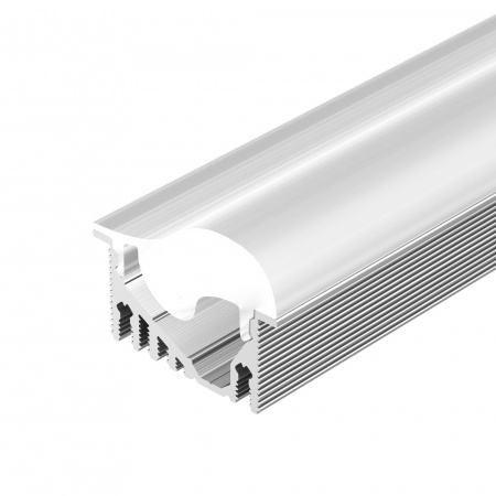 Arlight Профиль с экраном ALU-ASYMETRIC-2000 ANOD+FROST LENS (Алюминий)