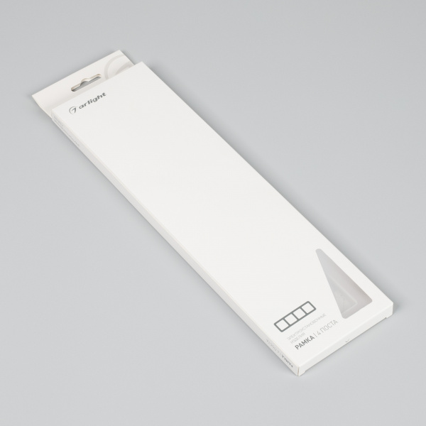 Arlight Рамка стеклянная FRM-OMALI-GS-4-GR (-)