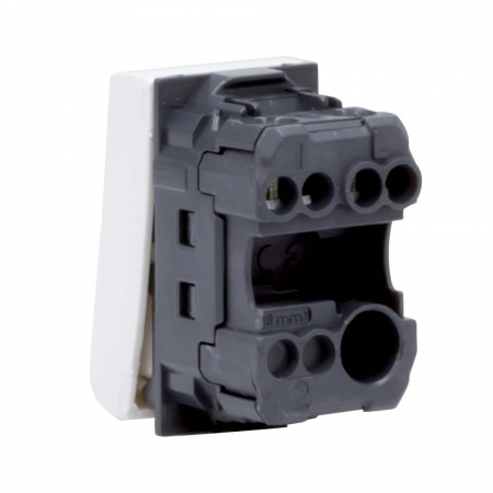 DKC Выключатель однополюсный, «Viva», 1 мод., белый