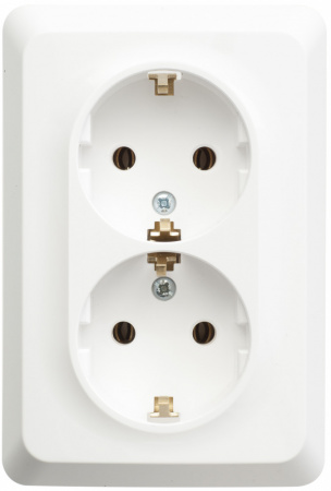 SE Этюд Бел Розетка 2-ая с/з без шторок 16А 250B