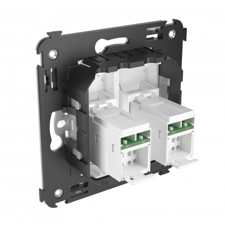 DKC Avanti Белое облако Розетка RJ-45 5e двойная
