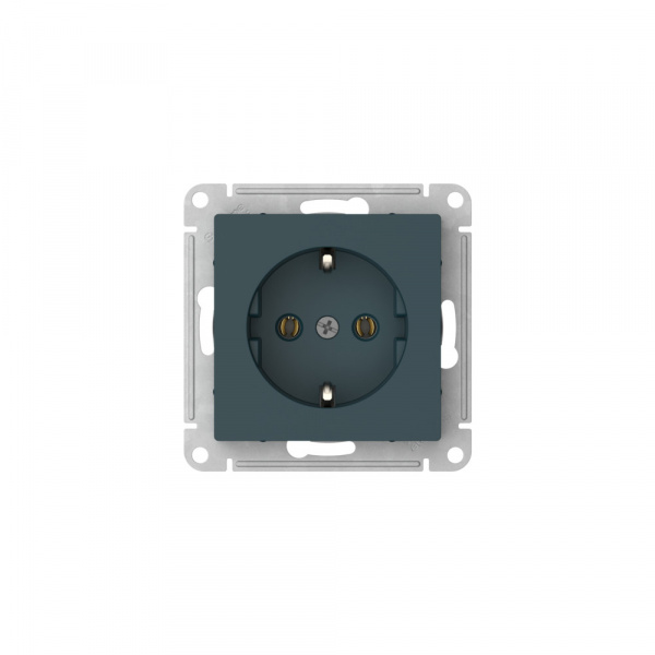 Systeme Electric AtlasDesign Изумруд Розетка с заземлением, 16А, мех., быстрозажим. клем.