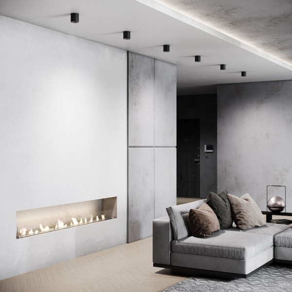 Светильник потолочный светодиодный 10W 4200K чёрный 25034/LED Elektrostandard Orson a062931