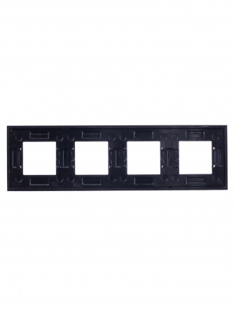 ABB NIE Zenit Стекло черное Рамка 4-я 2+2+2+2 мод