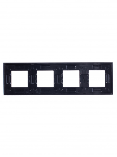ABB NIE Zenit Стекло черное Рамка 4-я 2+2+2+2 мод
