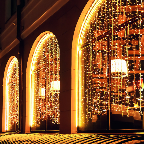 Arlight Светодиодная гирлянда ARD-CURTAIN-CLASSIC-2000x9000-CLEAR-2200LED-WATERFALL White (230V, 180W) (Ardecoled, IP65)