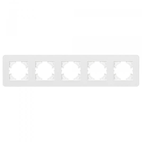 Arlight Рамка стеклянная FRM-OMALI-SFGS-5-WH (-)