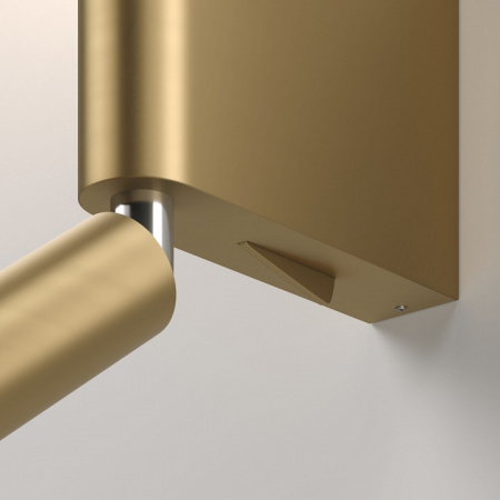 Настенный светодиодный светильник Sarca LED 3000K 40111/LED латунь Elektrostandard Sarca a066400