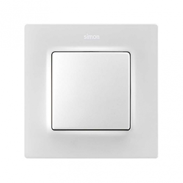 Simon S82 Concept Матовый белый, Рамка на 1 пост