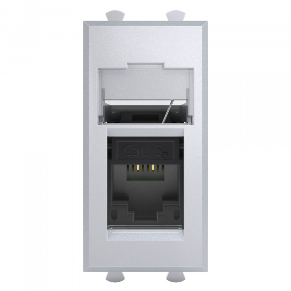 DKC Avanti Закаленная сталь Компьютерная розетка RJ-45  категория 5е 1 модуль