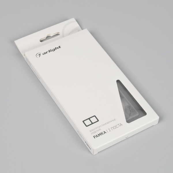 Arlight Рамка стеклянная FRM-OMALI-SFGS-2-GR (-)